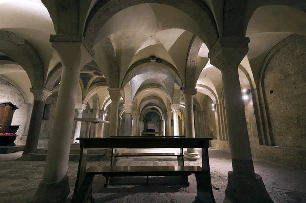 Cripta da Catedral de Rieti — Fotografia de Stock