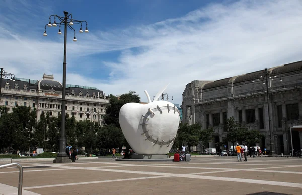 Hlavní nádraží Miláno Apple — Stock fotografie