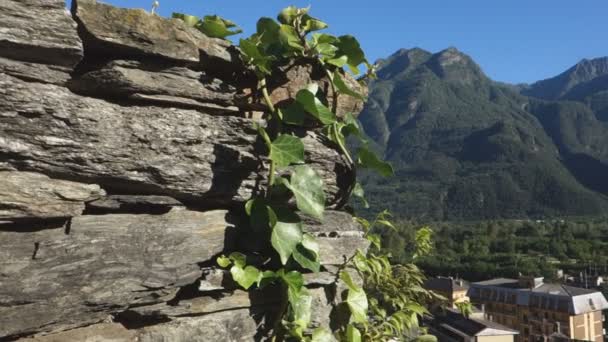 Castelo Visconteo Vogogna Piemonte Itália — Vídeo de Stock