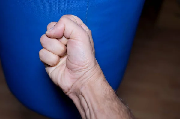 Bare Knuckle Training Boxing Bag — Stock Photo, Image