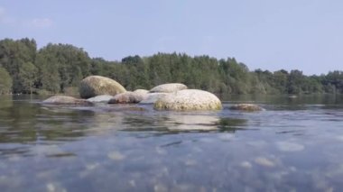 Nehir deresi, Ticino vadisi yaz zamanı