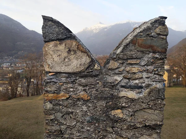 Bellinzona Πρωτεύουσα Της Νότιας Ελβετίας Περιοχή Ticino — Φωτογραφία Αρχείου