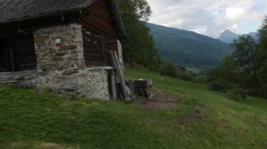 Romanesque Kilisesi San Carlo Valle di Blenio Negrentino Ticino İsviçre