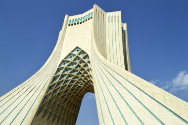Azadi  Tower in Tehran clipart