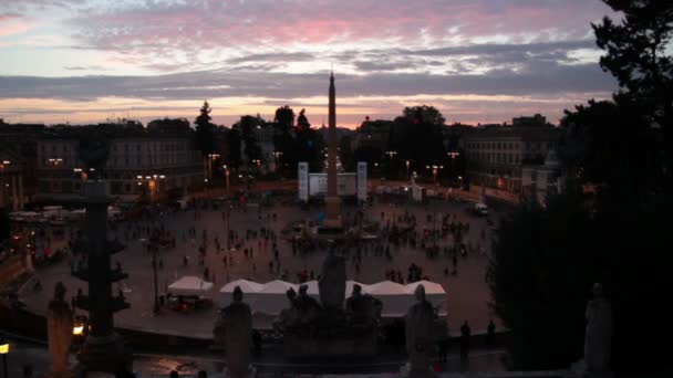 Basilique Saint-Pierre la nuit — Video