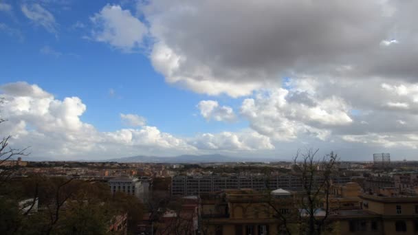 Visão geral do distrito de Garbatella em Roma — Vídeo de Stock