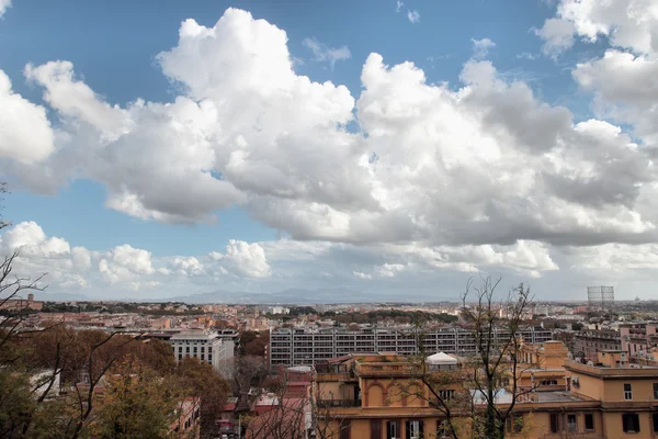 Überblick über garbatella district in rom — Stockfoto