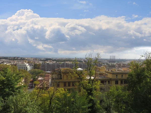 Garbatella panoramica a Roma — Foto Stock