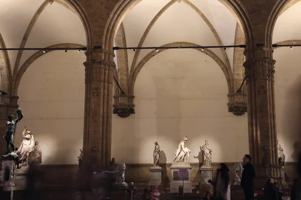 Loggia dei Lanzi, Florencie — Stock fotografie