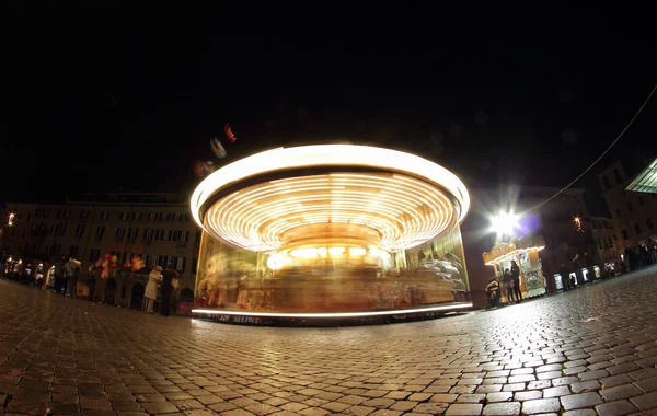 Karusell på Piazza Navona — Stockfoto