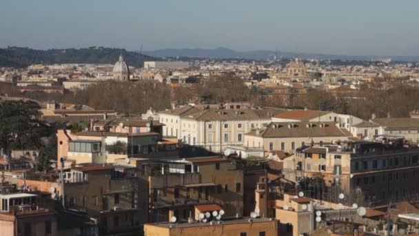 Mostra dello skyline di Roma — Video Stock