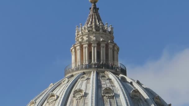 Kościół St. Peter's Basilica — Wideo stockowe