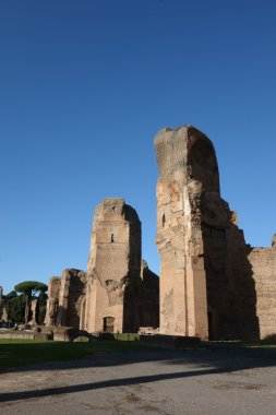 Antik kalıntıları. Caracalla Hamamı Roma