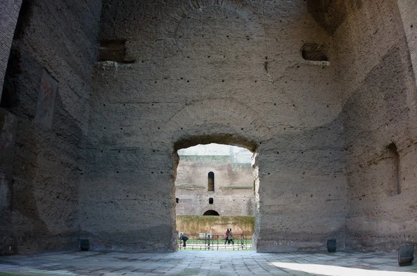 Gamla ruiner. Caracalla bad i Rom — Stockfoto