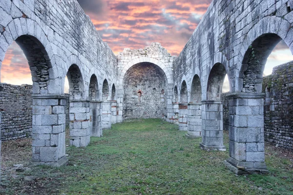 Ingresso arco in pietra — Foto Stock