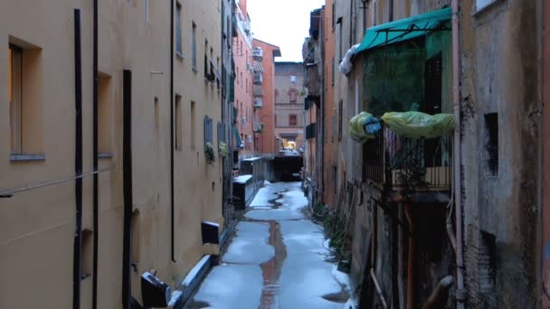 Der moline Kanal, Bologna — Stockvideo