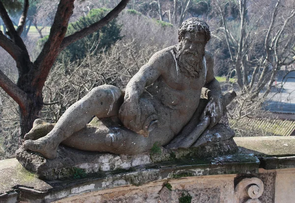Villa celimontana standbeeld — Stockfoto