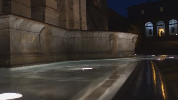 Сенат палац фонтан — стокове відео
