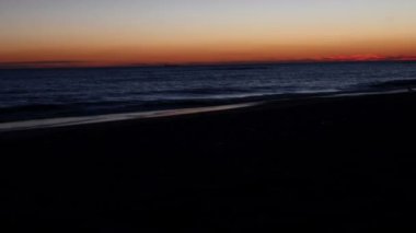 Ostia Sahil gün batımında