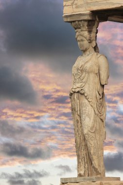 karyatides, Atina, Yunanistan