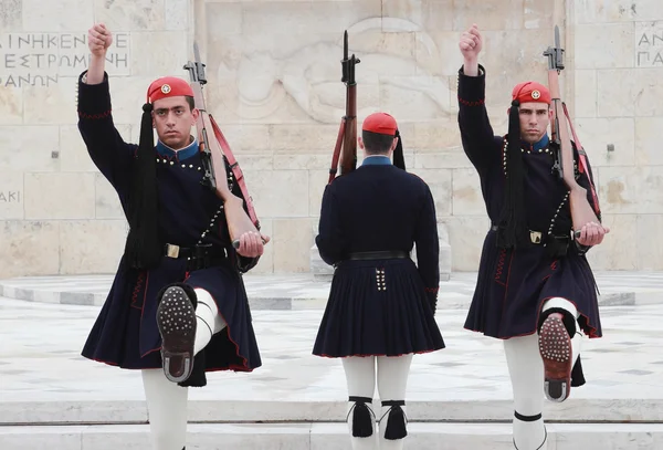 Greek guards at parliament
