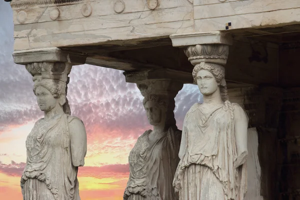 カリアティデス、アテネ、ギリシャ — ストック写真