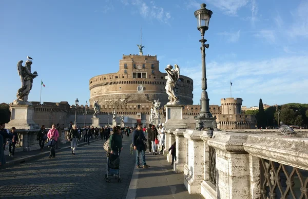 罗马的Castel SantAngelo — 图库照片