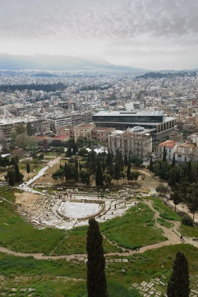 Teatro Dionisio Eleuthereus n Atenas — Foto de Stock