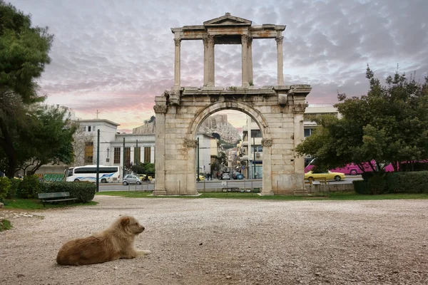 Arco de Adriano en Atenas — Foto de Stock