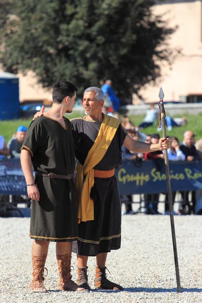 Aeneas and his son Ascanio — Stockfoto