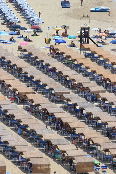 Sperlonga Beach huts — Stock Photo, Image