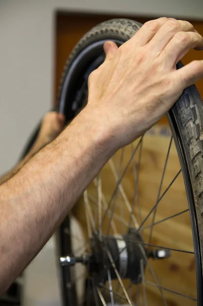 Fahrradmechaniker — Stockfoto