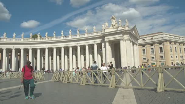 Piazza San Pietro — Video Stock