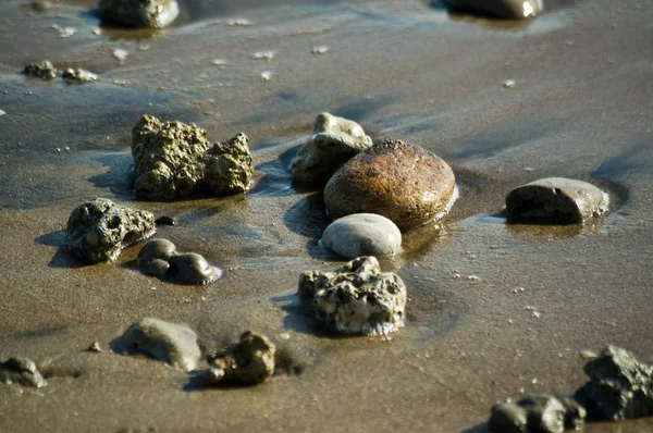 海滩的石头 — 图库照片