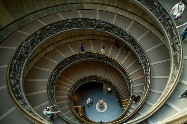 螺旋楼梯在梵蒂冈博物馆 — 图库照片