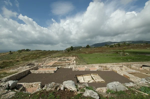 Norga starożytnego miasta z Lacjum, Włochy — Zdjęcie stockowe