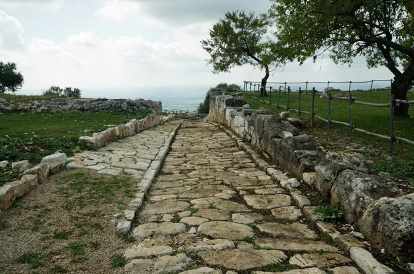 Antieke Romeinse weg — Stockfoto