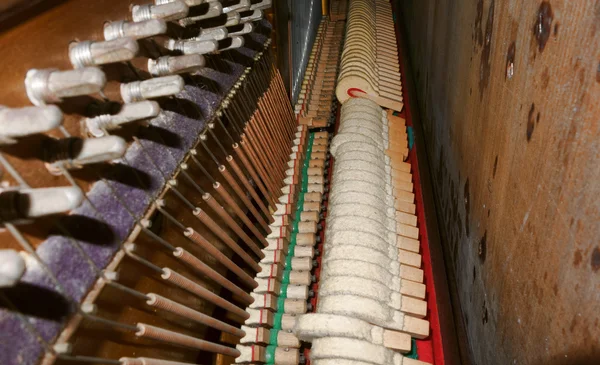 Piano inside instrument — Stock Photo, Image