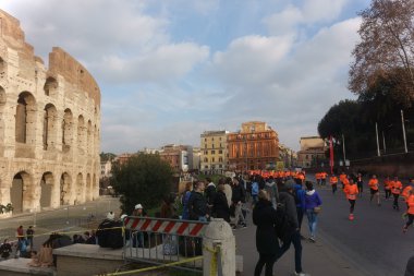 Biz Roma Mini maraton koşmak