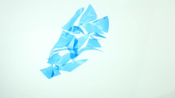 Plastic recycle animation — Stock Video