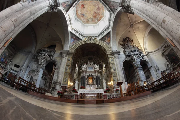 Santa Maria del Popolo Kirche Innenraum, Rom — Stockfoto