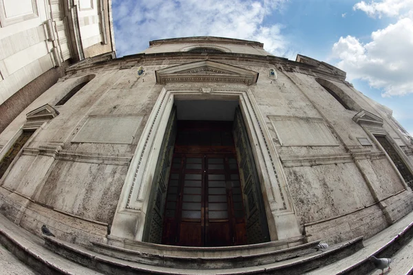 Santa Maria del popolo Kościół zewnątrz, Rome — Zdjęcie stockowe