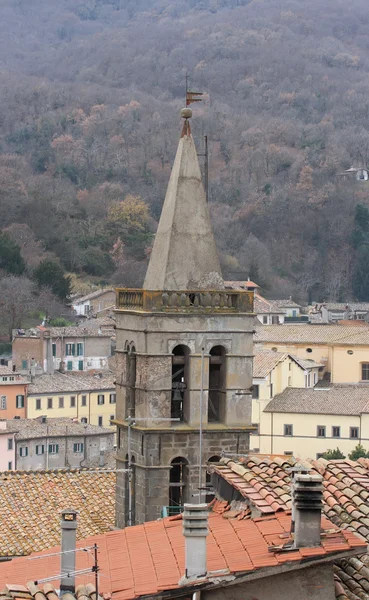 Soriano nel Cimino bell tower — Stock Photo, Image