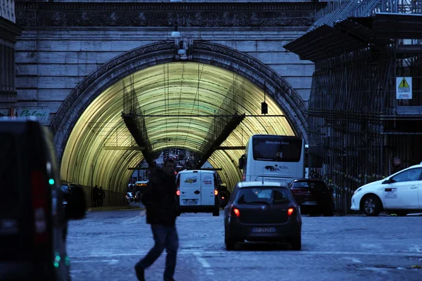 Traforo Umberto I, túnel em Roma — Fotografia de Stock