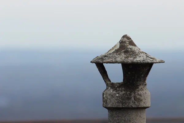 Chimney detail, winter time concept — Stock Photo, Image