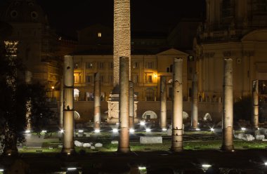 Gece, Roma Trajan Forumu
