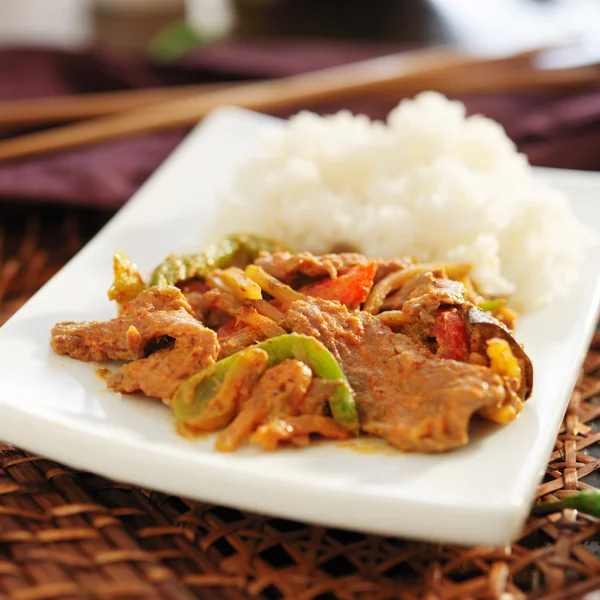 Thailändisches grünes Curry — Stockfoto