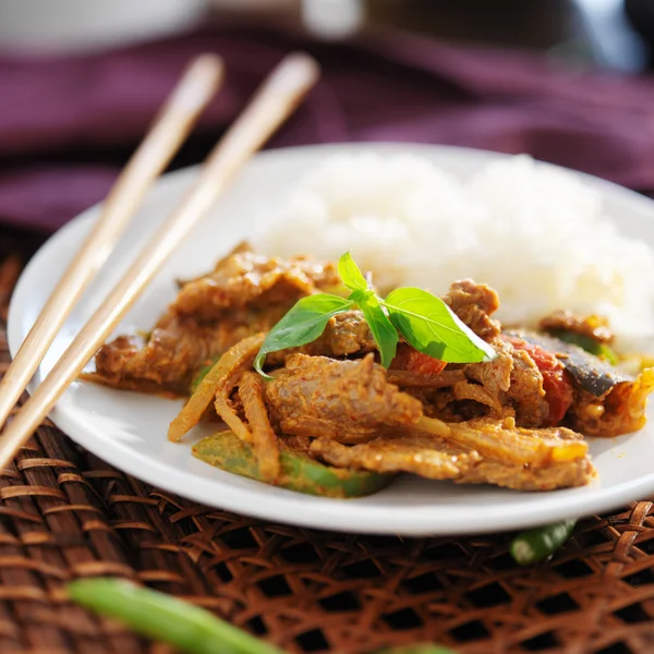 Thailändisches grünes Curry — Stockfoto