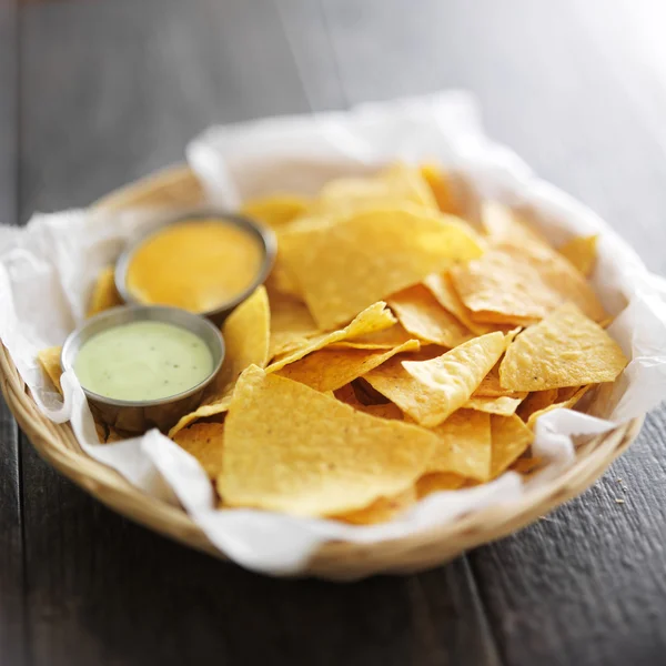 Mexican corn tortilla chips — Stock Photo, Image