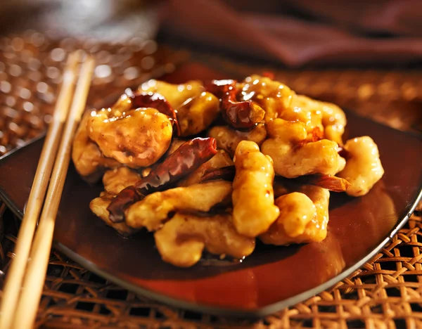 Chinese tso's chicken — Stock Photo, Image